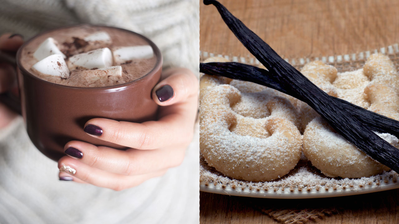 Kelly Lou's Homemade Hot Chocolate and Vanilla Christmas Biscuits