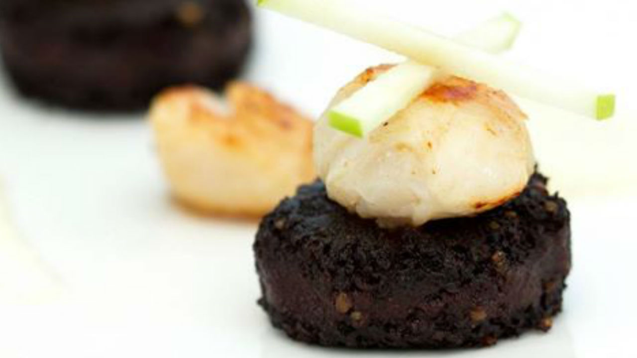 Scallops, Black Pudding & Apple The Six O'Clock Show