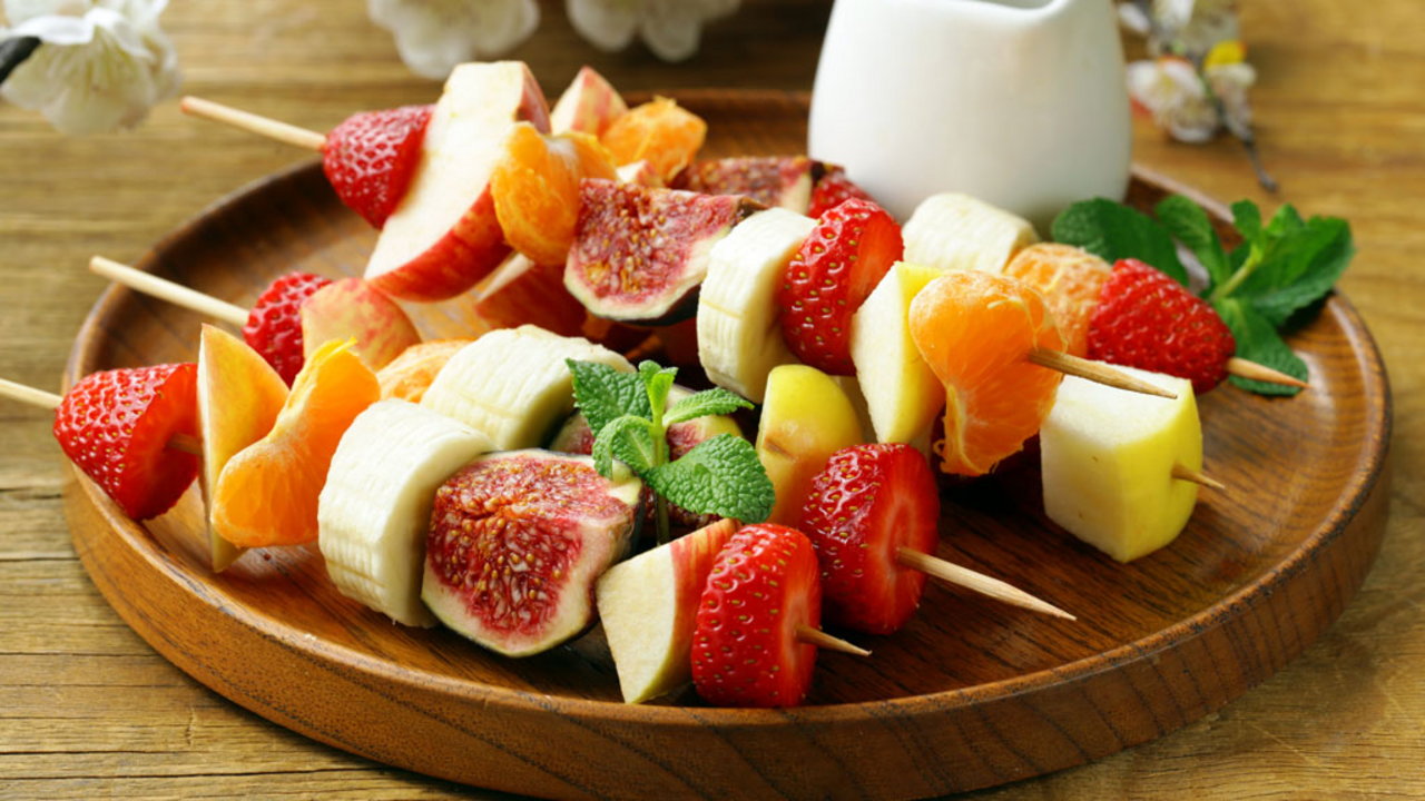 Summer fruit kebabs with rum butter glaze Ireland AM