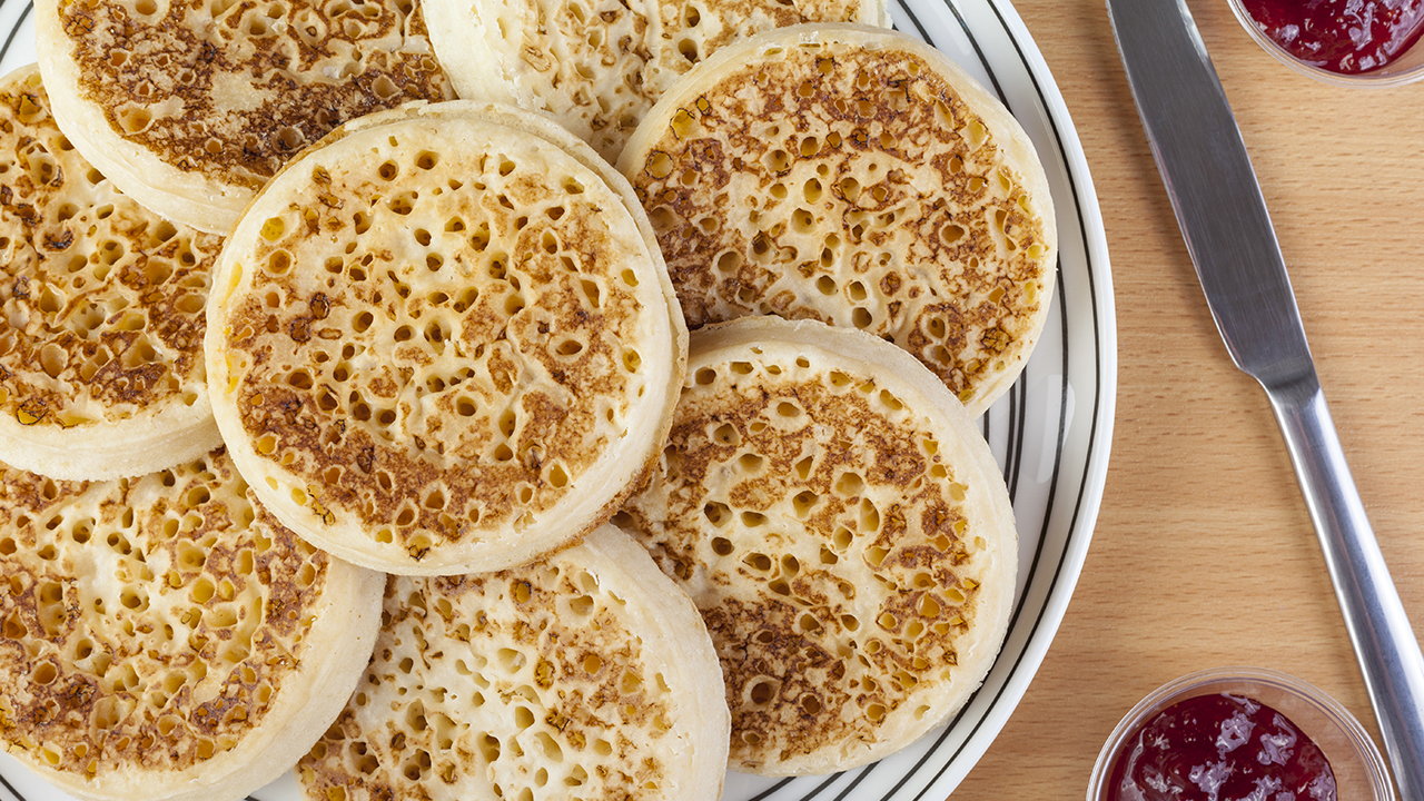 Wholemeal Crumpets