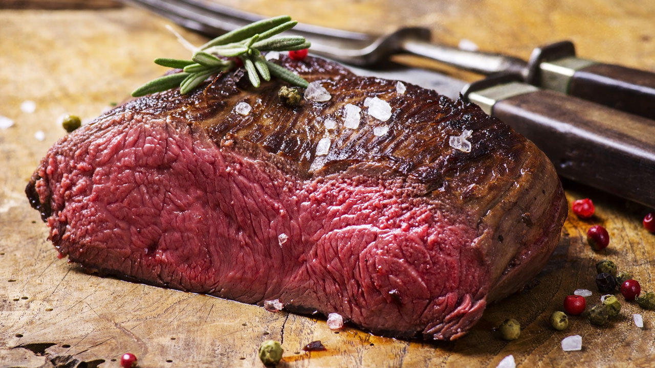 Loin of Wicklow Venison, Carrot and Star Anise Puree, Candied Almonds