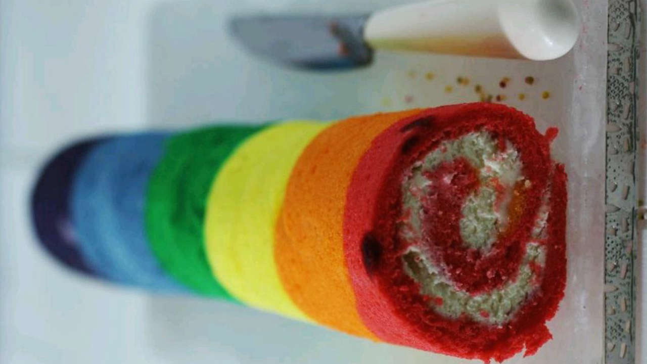 Rainbow Swiss Roll