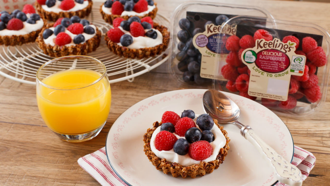 Keelings Berry Granola Breakfast Tarts