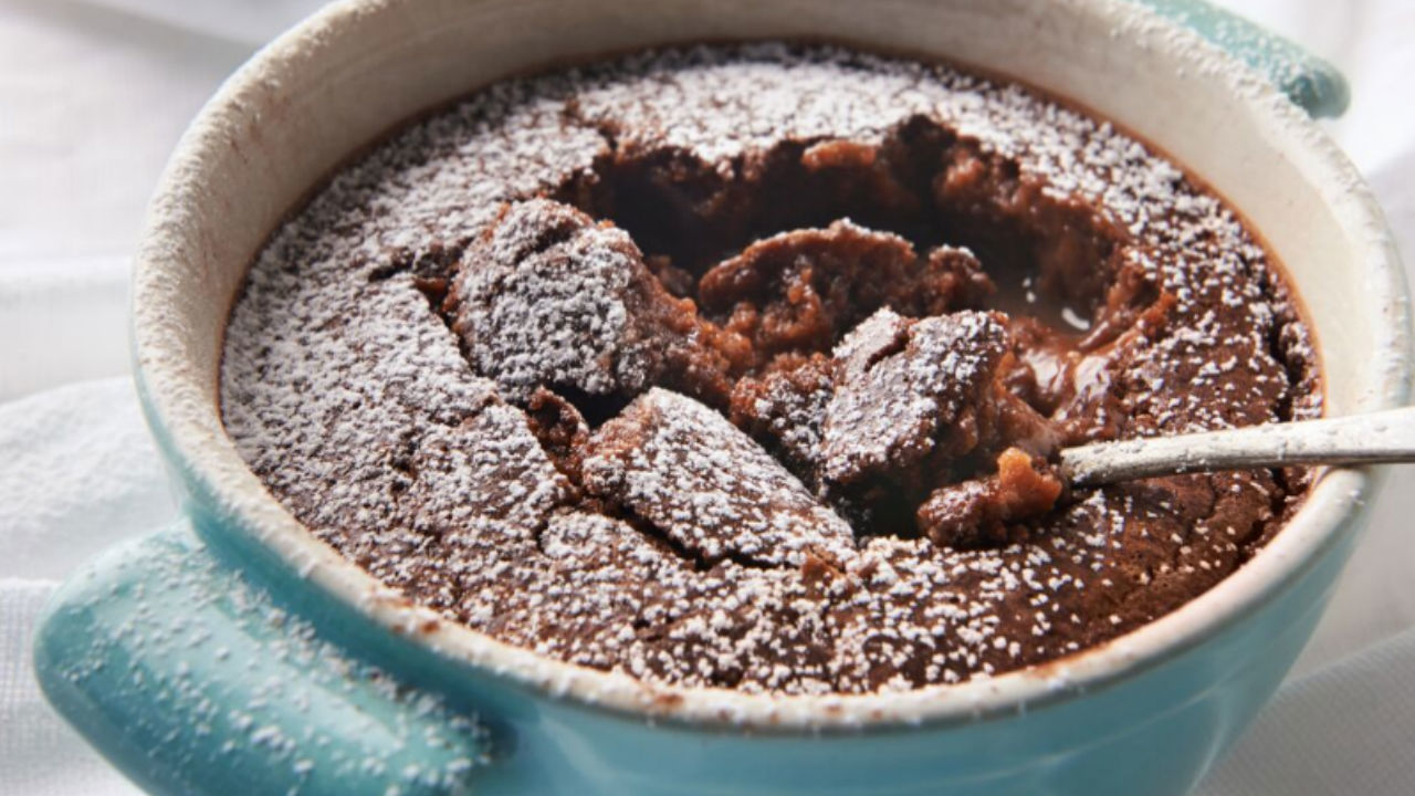 Toblerone and Caramel SelfSaucing Chocolate Pudding The Six O'Clock Show