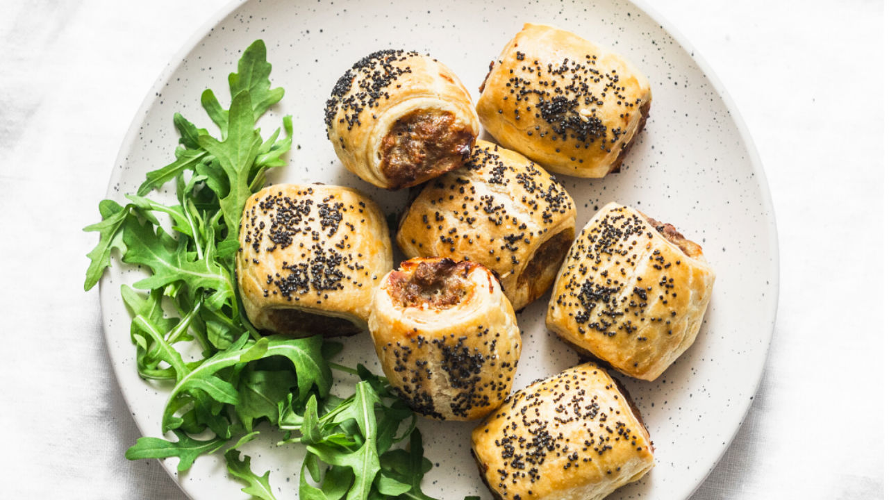 Festive Sausage Roll Canapés The Six O'Clock Show