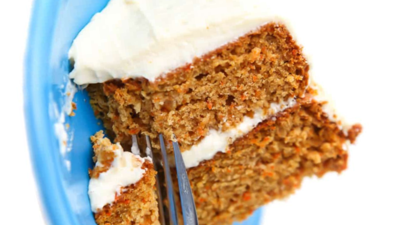 Walnut & Raisin Carrot Cake with Homemade Frosting The Six O'Clock Show