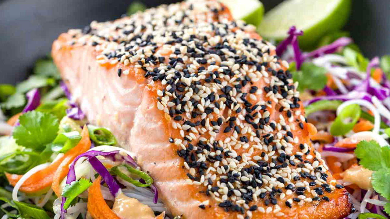 Oriental Salmon with Peanut, Chilli & Lime Topping | Ireland AM