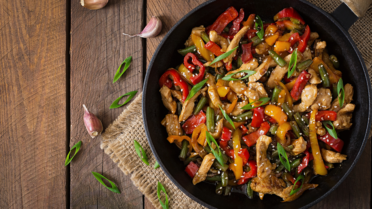 Vegetable Stir Fry with Pan Fried Cod Ireland AM