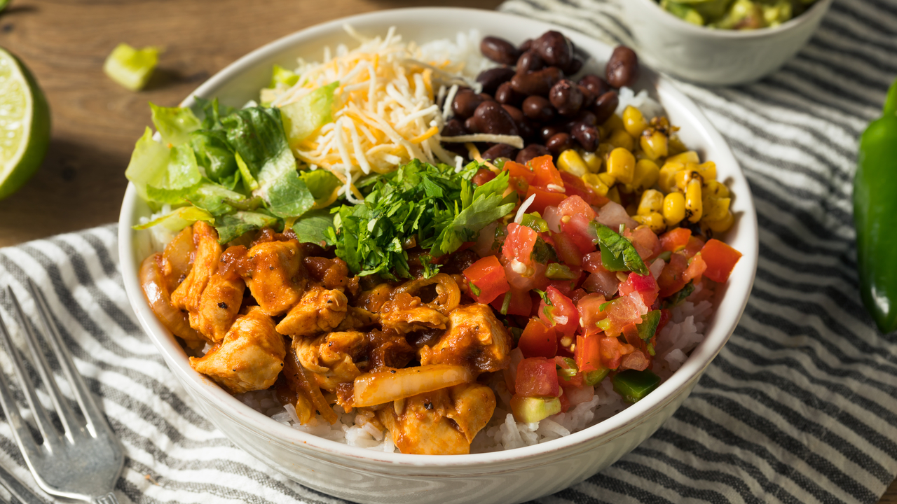 Mexican Spiced Chicken w/ Smoky Lime & Chipotle Black Beans & Cherry