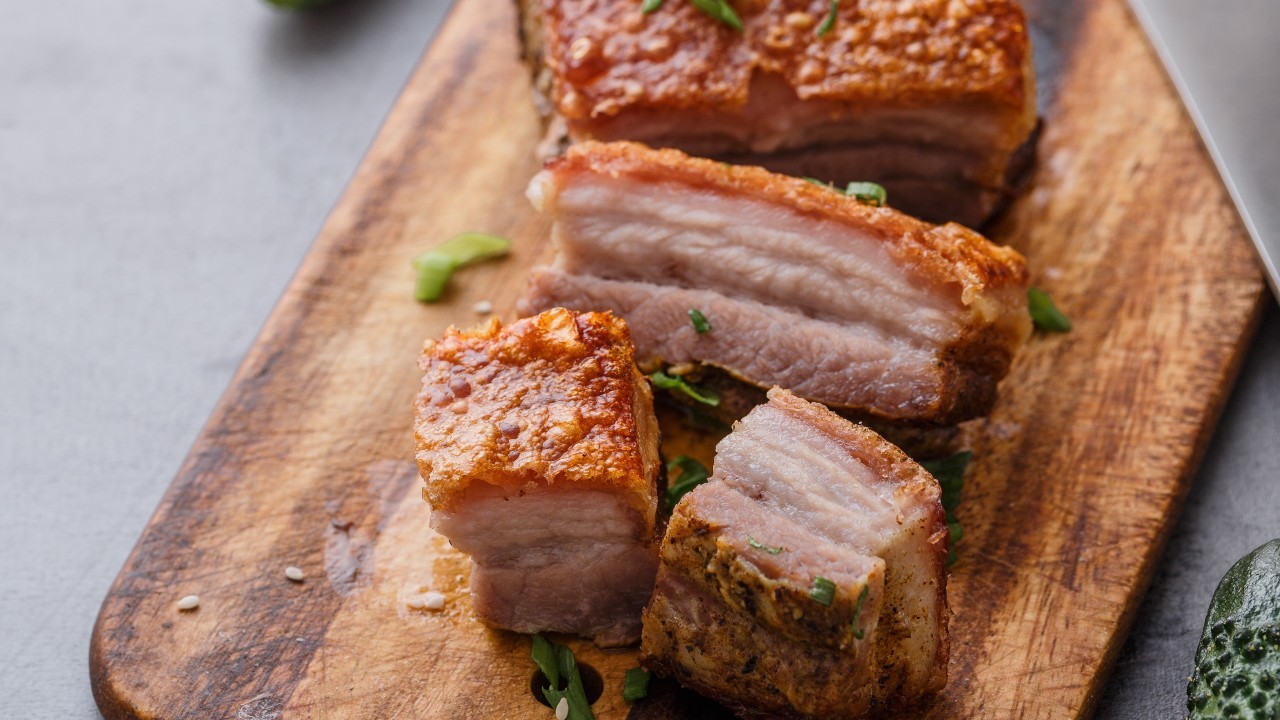 Chinese Style Crispy Air Fryer Pork Belly The Six O'Clock Show