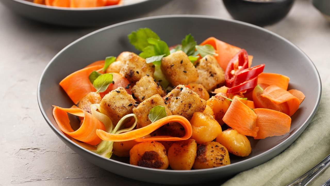 Potato and Carrot Gnocchi The Six O'Clock Show