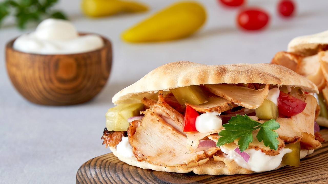 Roast Cauliflower &amp; Chicken Shawarma with Flatbread and Tzatziki | The ...