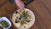 Asparagus Risotto With A Black Pudding Crumb